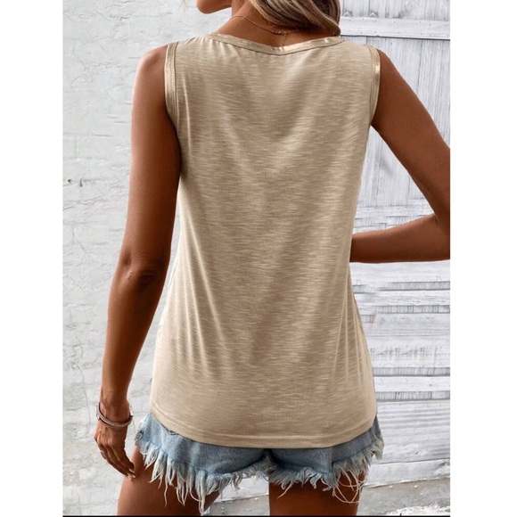 Apricot Splice Tank Top - Picture 2 of 4